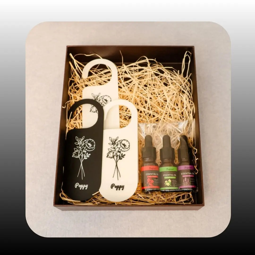 ディフューザードアプレート-誕生花-ホワイト